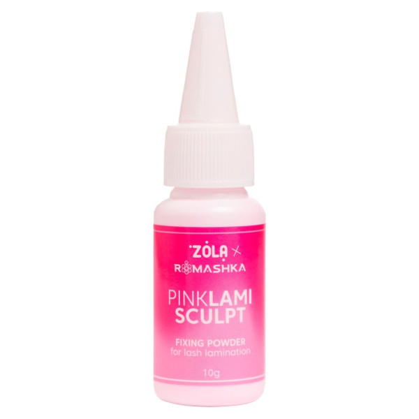 Puder utrwalający do laminacji rzęs ZOLA x Romashka Pink LamiSculpt, 10 g