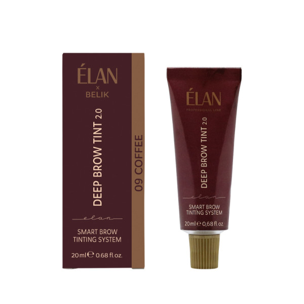 ELAN «Deep Brow Tint 2.0» 09 COFFEE, 20 ml