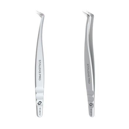 Пінцет професійний для вій черевичок STALEKS PRO EXPERT 40 TYPE 12 L-65