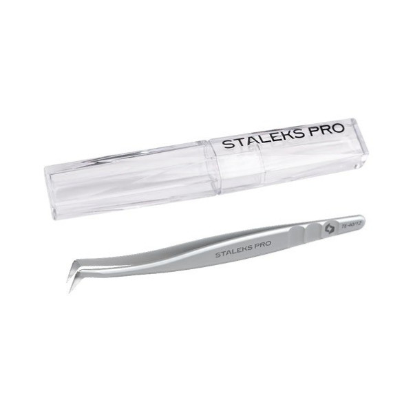 Пінцет професійний для вій черевичок STALEKS PRO EXPERT 40 TYPE 12 L-65