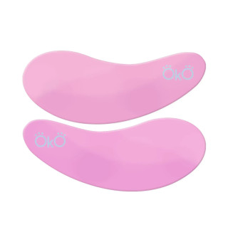 Многоразовые силиконовые патчи для ресниц OKO Lash&Brow PINK PAD, розовые