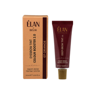 Koncentrat-buster ELAN x BELIK Eyebrow Tint Colour Booster 2.0 07 ORANGE, 20 ml