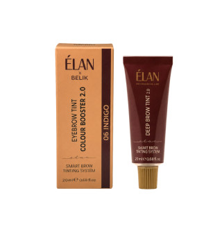 Koncentrat-buster ELAN x BELIK Eyebrow Tint Colour Booster 2.0 06 INDIGO, 20 ml