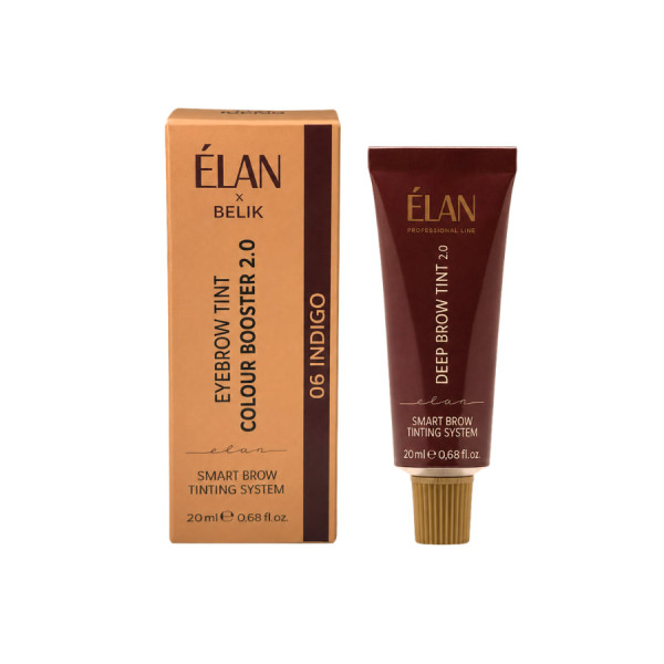 Koncentrat-buster ELAN x BELIK Eyebrow Tint Colour Booster 2.0 06 INDIGO, 20 ml