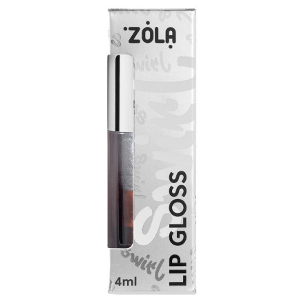 Блеск для губ SWIRL LIP ZOLA GLOSS BROWNIE
