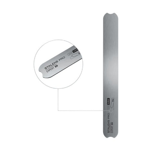 Straight metal base file STALEKS EXPERT 20