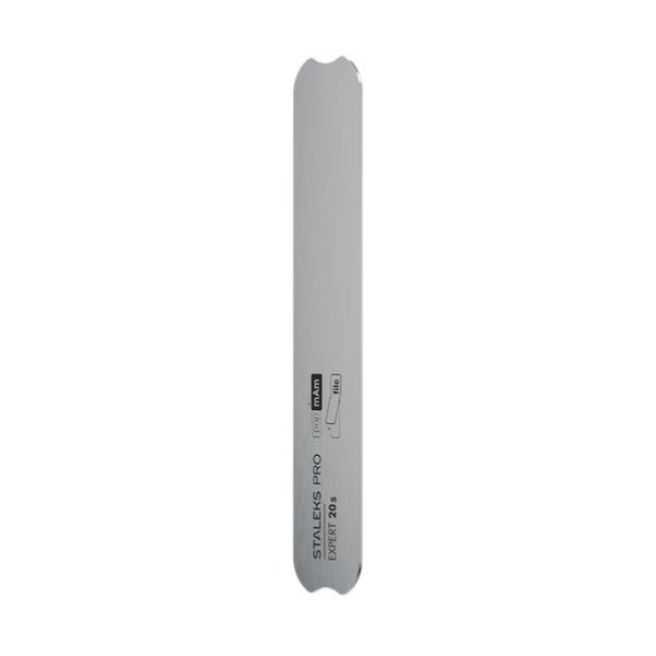 Straight metal base file STALEKS EXPERT 20s (130 mm)