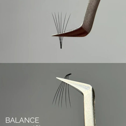 Пинцет изогнутый сапожок для наращивания ресниц MARY LASH, BALANCE