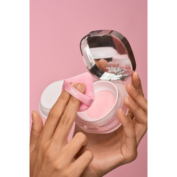 Пудра розсипна для обличчя ZOLA 02 Translucent Pink