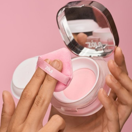 Пудра розсипна для обличчя ZOLA 02 Translucent Pink